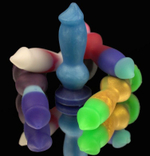 Брелок в форме члена собаки Стаффорд (Цвет: разноцветный)