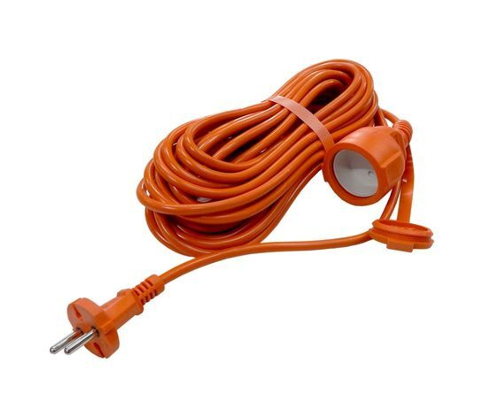 Удлинитель силовой UNIVersal 1х20м ПВС 2х0.75 6А УШ-6 рамка