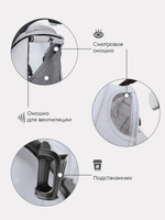 Коляска детская MOWBaby "LIME" MB100 Silver