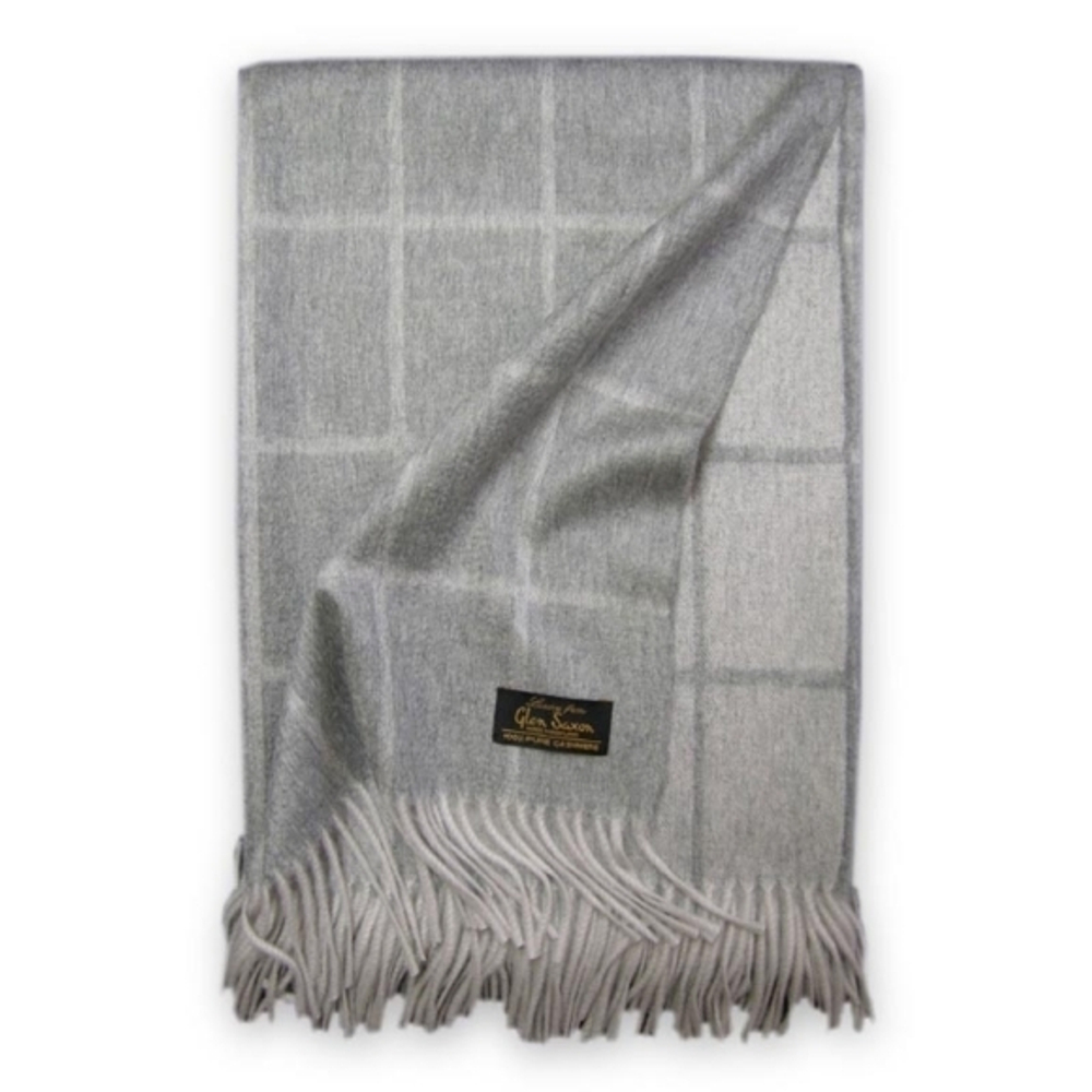 Плед 130х180 Glen Saxon Garda Silver-Fl Grey Германия-Шотландия