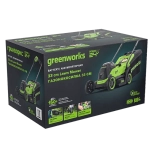Газонокосилка аккумуляторная Greenworks GD24LM331 24В (1 x 4 Ач, ЗУ) нож 33 см, 2520607UB