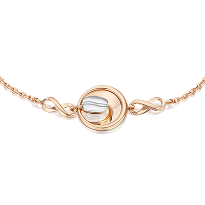 Браслет из комбинированного золота