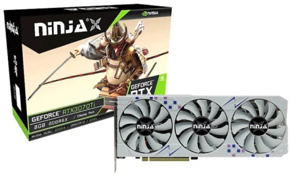 Видеокарта Sinotex GeForce RTX 3070 Ti Ninja (NF307TI86F)