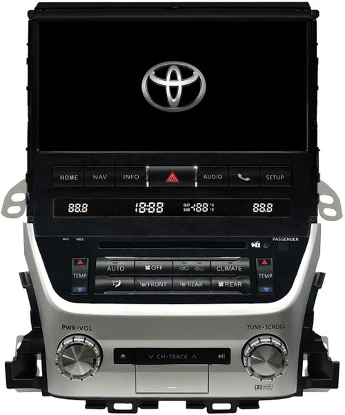 Магнитола для Toyota Land Cruiser 200 2007-2015 (с JBL и 360) - Kuberg ZF-1005FH дисплей 10.1" на Android 10, Быстрая, CarPlay, SIM-слот