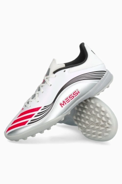 Сороконожки adidas F50 League Messi TF - серебряный