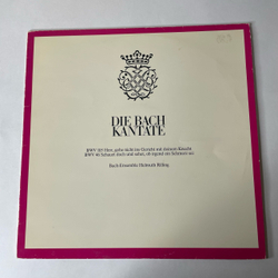 Винтажная виниловая пластинка LP Johann Sebastian Bach Бах, Bach Ensemble, Helmuth Rilling Die Bachkante BWV 105 (Германия 1976)
