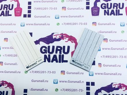 SofiaNails Одноразовые деревянные пилочки 100х180 (пластина 5 штук)