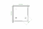 Душевой уголок Royal Bath RB115HPD-T 115х115 прозрачный