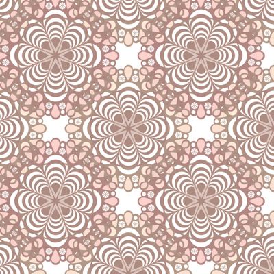 ажурный абстрактный цветочный узор ретро