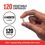 Force Factor, чага, 500 мг, 120 растительных капсул