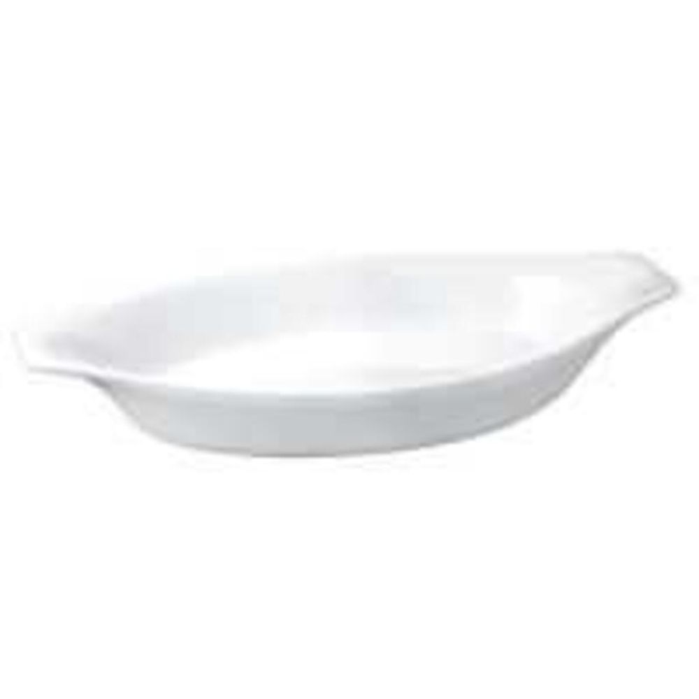 Блюдо овальное 21,5*11,5 см с ручками белое фарфор P.L. Proff Cuisine [9]