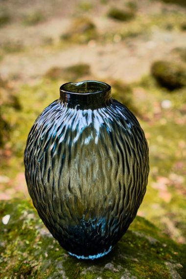 Юмико Ваза Стеклянная 30.5х30.5х37см