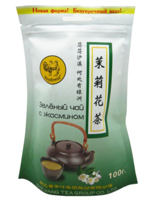 Чай зеленый Верблюд с жасмином 100 г