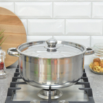 Кастрюля 5л 26см из нерж, индукционное дно