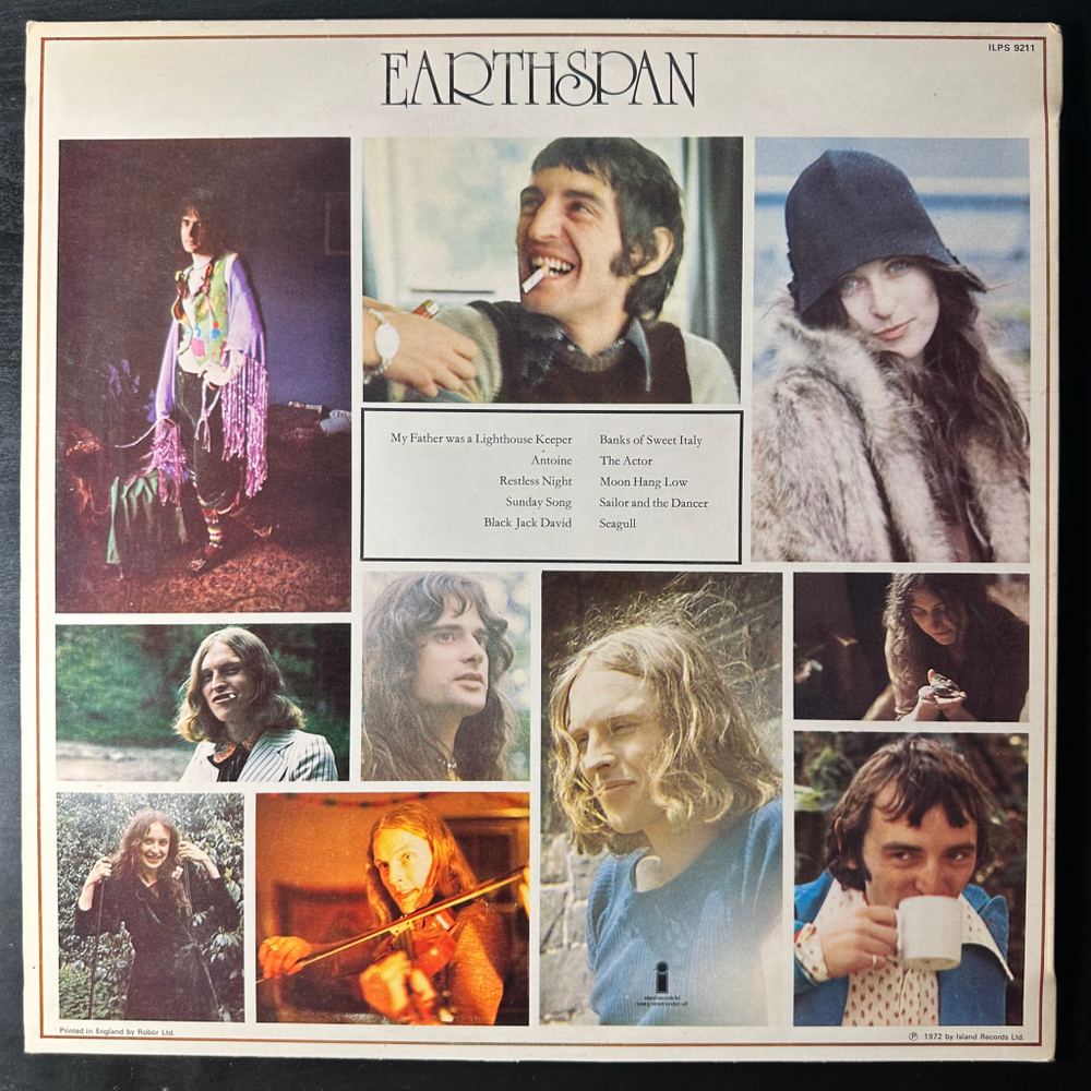 The Incredible String Band ‎– Earthspan (Дания 1972г.)