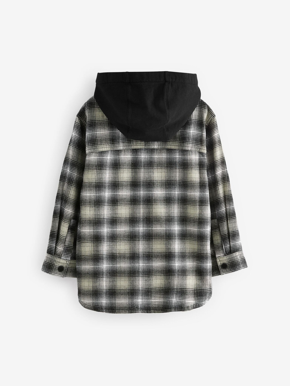 Рубашка с капюшоном для мальчика Next 904-815, Черный, Серый