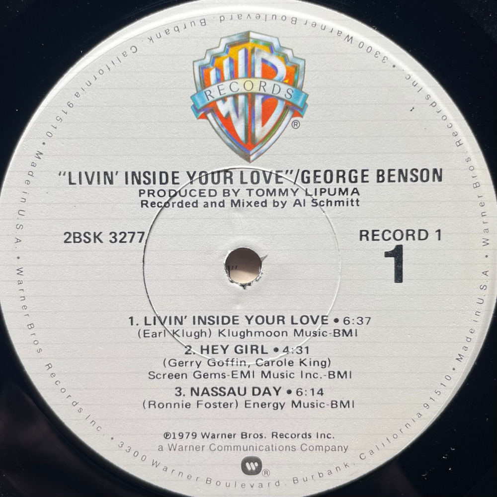 George Benson ‎– Livin' Inside Your Love 2LP (США 1979г.)