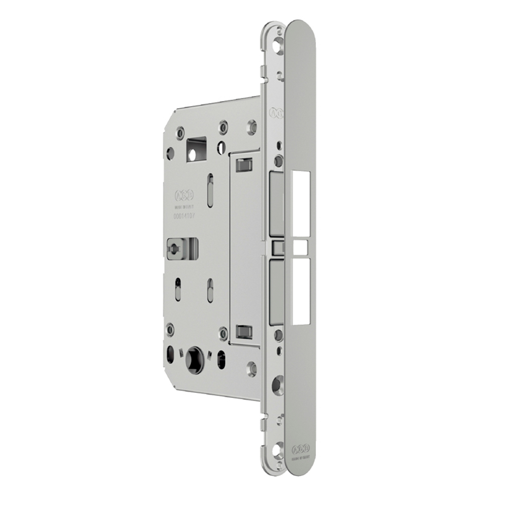 Замок магнитный AGB TOUCH WC 196, цвет хром матовый