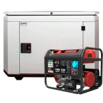 Генератор бензиновый SUNREKA G10000EAX с кожухом Geon 1400SS RAL 7035