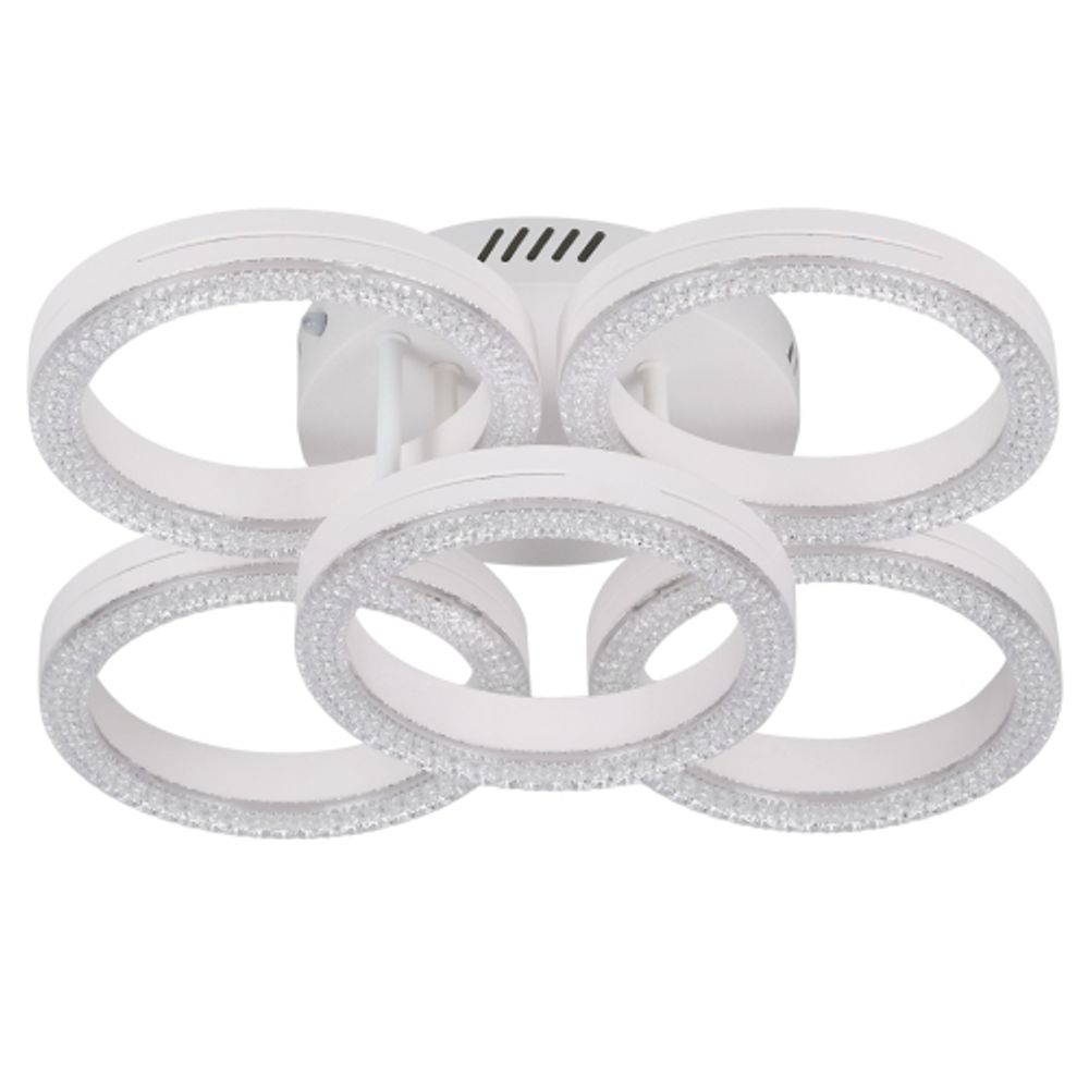 Светильник потолочный светодиодный Rivoli Juniper 6187-701 LED 75Вт 3000-6000К белый с пультом | Rivoli