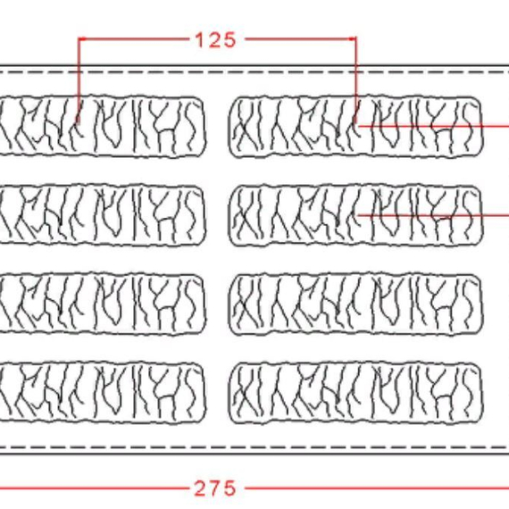 785 | Форма для шоколадных изделий (275*175 мм)