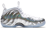 Кроссовки Nike Foamposite One Chrome White (Женская размерная сетка)