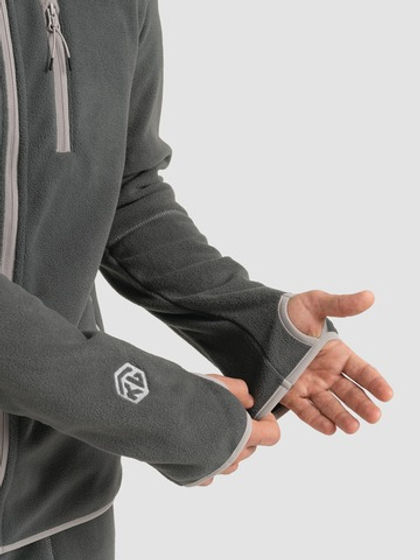 Демисезонный мужской флисовый костюм Triton Gear Rich (Рич), Серый