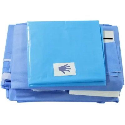 Комплект белья хирургический стерильный «Стандарт» для ограничения операционного поля (простыни с липким краем)