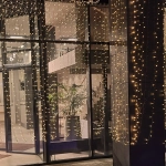 Гирлянда для улицы ЗАНАВЕС «Мерцание» ш2* в3,0 м 480 ламп LED, прозрач.пров,1 реж.,IP-54, Теплый белый (возможность соединения)