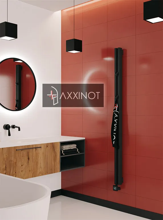 Axxinot Cardea 60х30 VE - вертикальный электрический трубчатый радиатор высотой 2000 мм