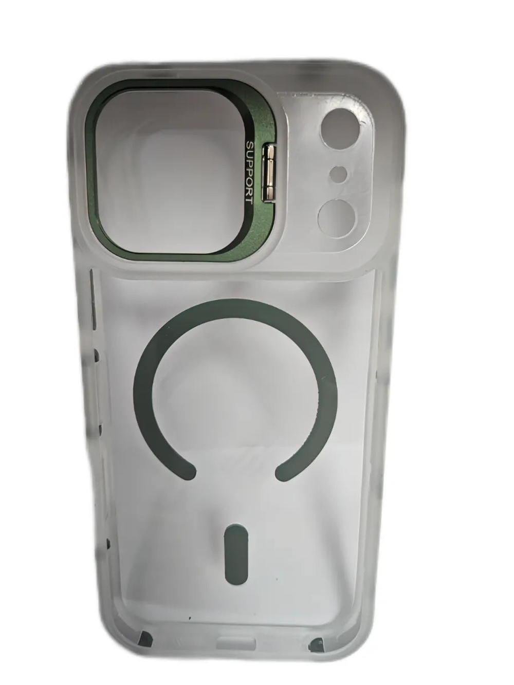 Прозрачный чехол Crystal Stand Case для iPhone 17 Pro Max