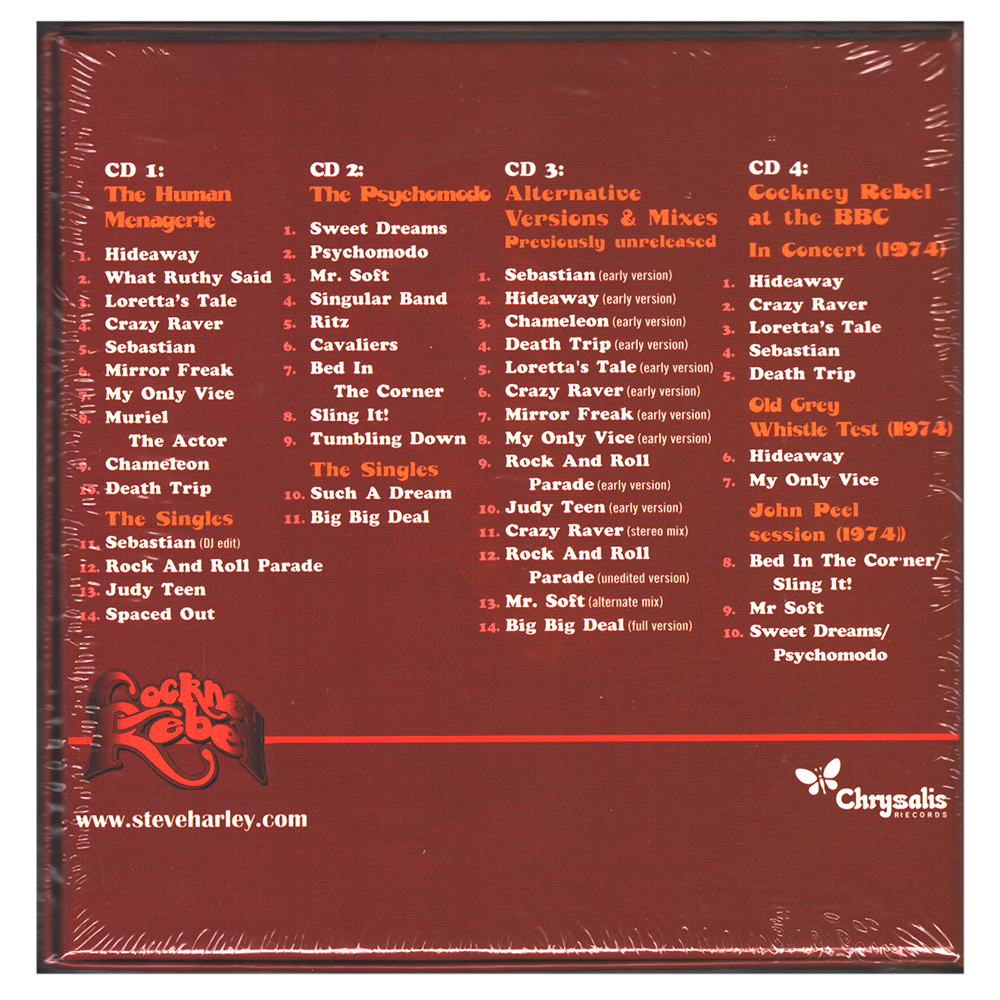 Cockney Rebel Featuring Steve Harley / Cavaliers: An Anthology 1973-1974 (4CD)