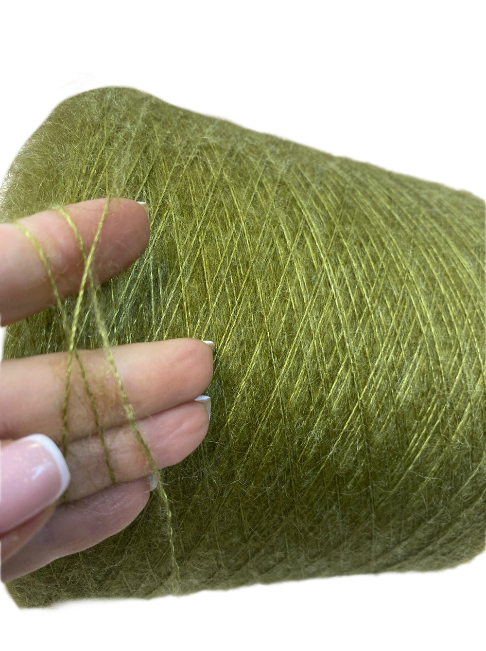 Пряжа на бобине (Италия) 150г 70% мохер 30% шелк 100г-850 м