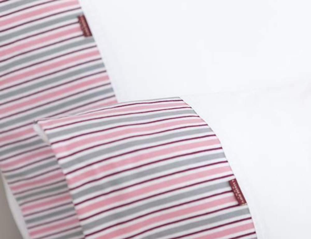 Элитное постельное белье Трикотаж Джерси розовое от Luxberry фрагмент