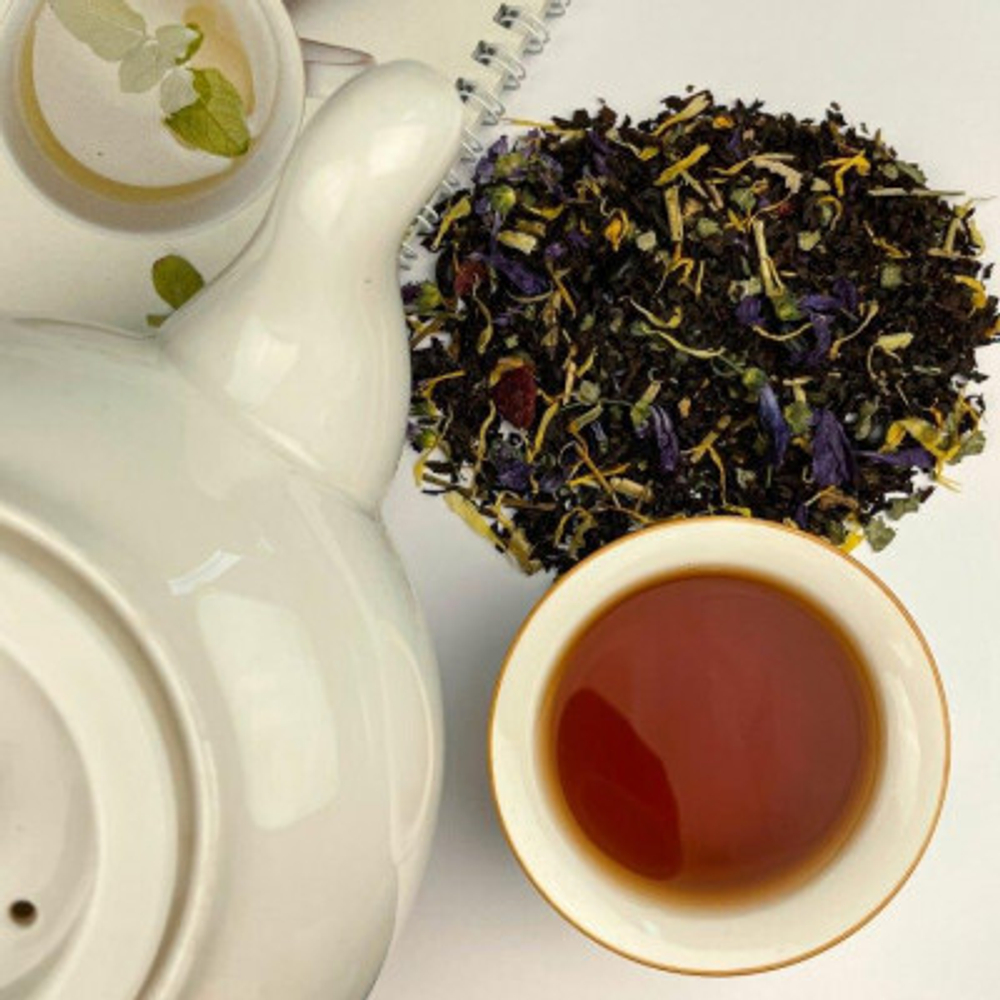 Черный чай BERRY-TEA "Спелый барбарис" | 18гр под стакан | Эконом