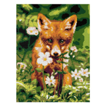 Алмазная мозаика 30*40см полн.заполн. "Лисичка" (Lori)