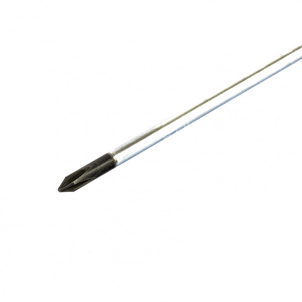 Отвертка, PH0 х 100 мм, CrV, трехкомпонентная рукоятка Сибртех