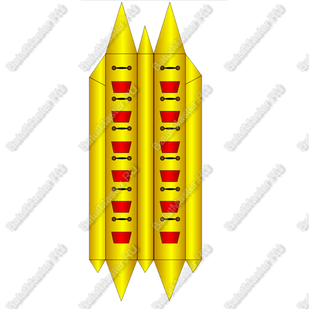 Двойной банан, мест для посадки 12, усиление дна "Ультра"