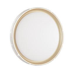 3054/DL PALE SN 000 Светильник пластик/белый/золотистый LED 48Вт 3000-6300K D395 IP43 пульт ДУ SHINY