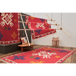 Ковер из шерсти по мотивам чувашских орнаментов из коллекции cultural heritage, 160х230 см