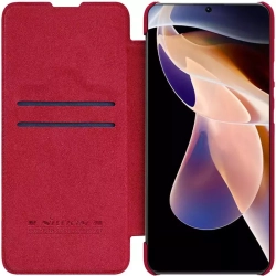 Кожаный чехол-книжка Nillkin Leather Qin для Xiaomi Redmi Note 11 Pro+ 5G global