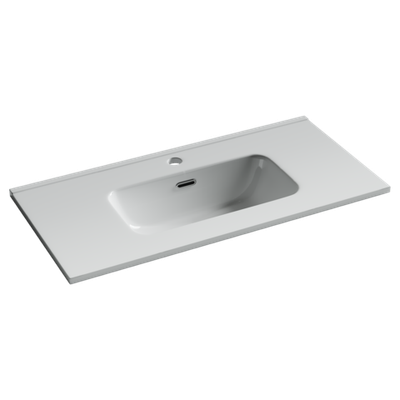 CN7026 Раковина мебельная накладная Compact 810x395x170, цвет белый