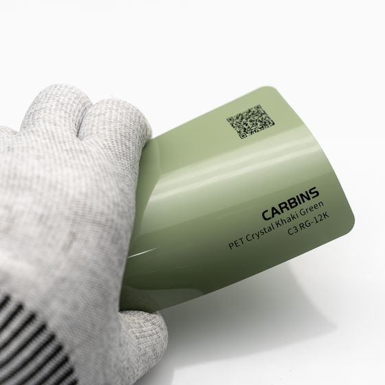 Веер образцов виниловой цветной пленки Carbins