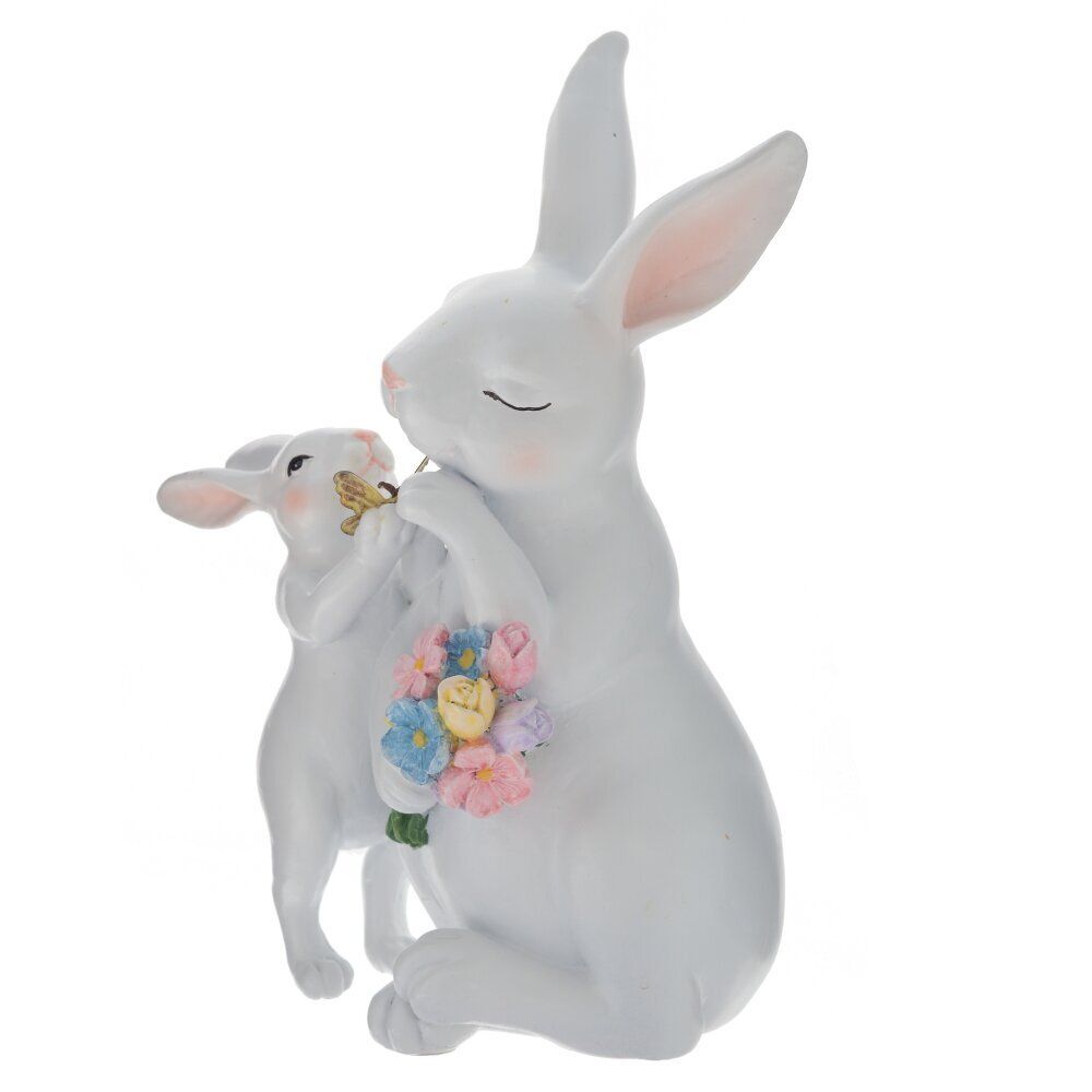 GAEM Фигурка декоративная "Зайцы", L15 W12 H23 см