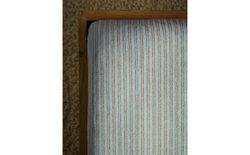 Простыня на резинке Zara Home фланель, хлопок 100%, в полоску, 2611/900