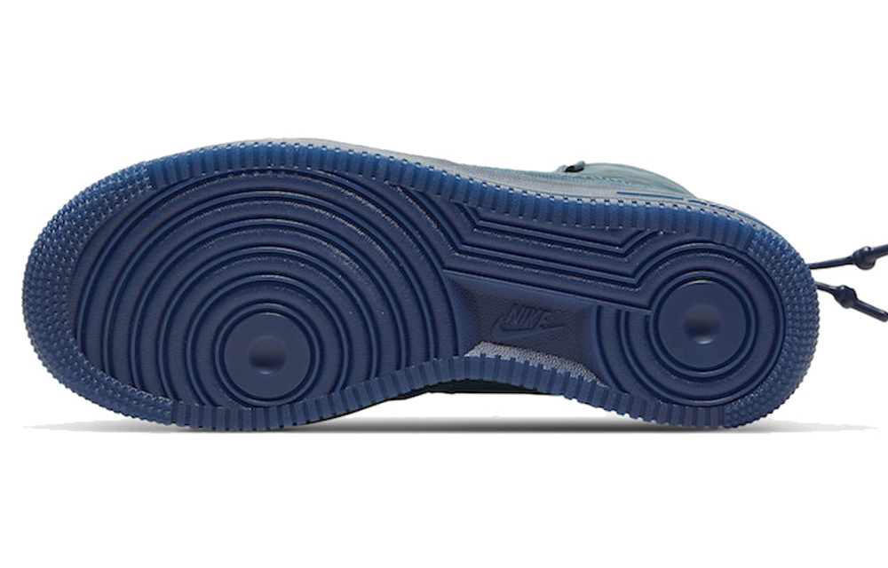Кроссовки Nike Air Force 1 Shell Midnight Turquoise (Женская размерная сетка)