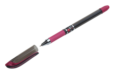 Ручка шариковая "Maxriter XS Tinted" Cello синяя 0.7мм с резиновым упором корпус черный/ассорти пластиковый