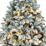 Ёлка «Снежные огни» 180 см, ПВХ с белым напылением 230 ламп LED (728 веток)