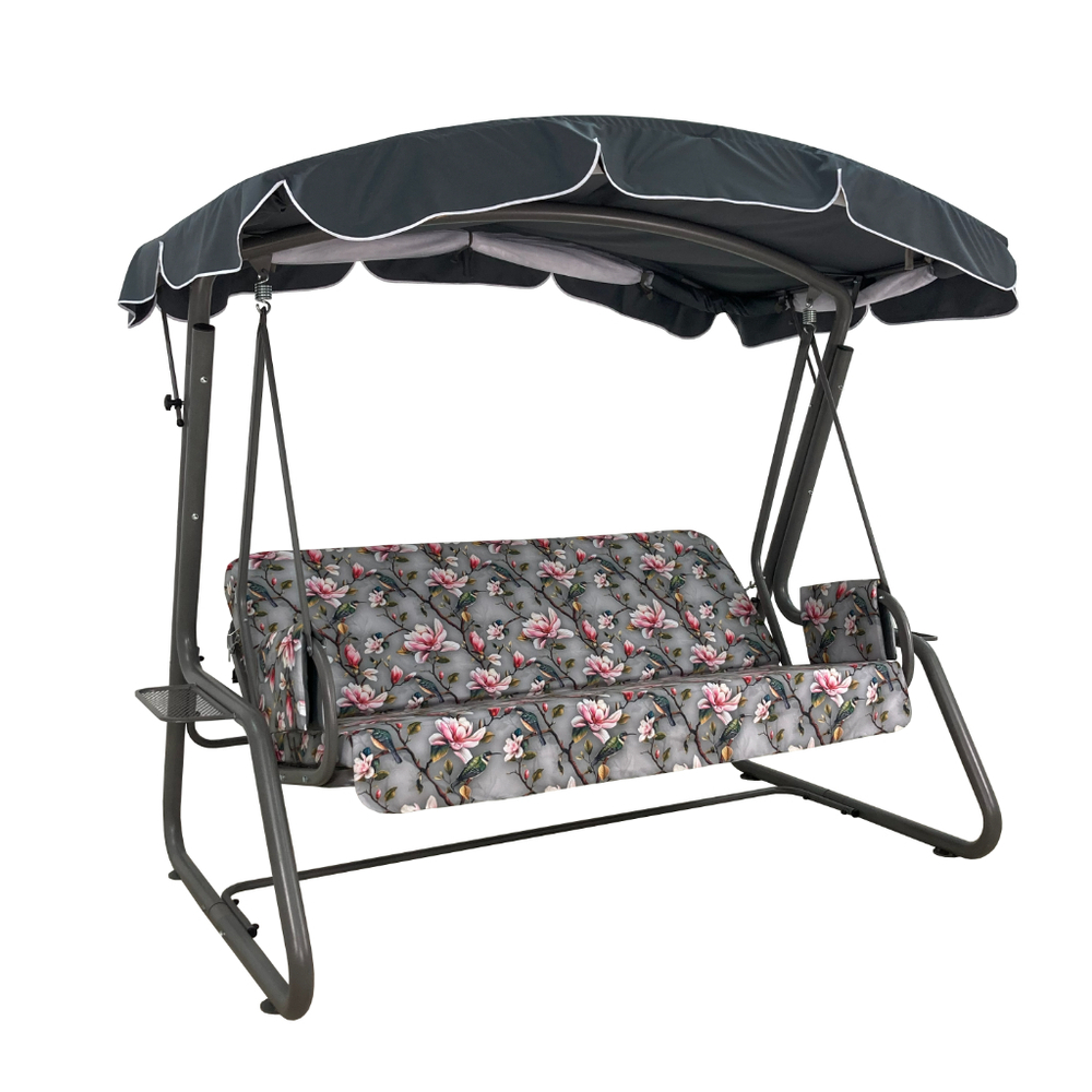 Садовые качели Райский Сад серый