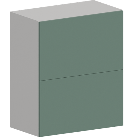 Кухня Модуль ШВГ 601Г Графит / Матовая мята